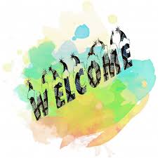 Welcome rainbow sign