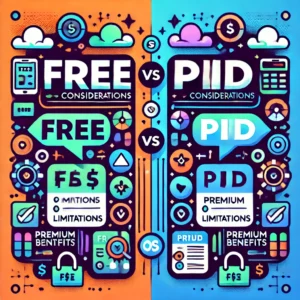 Free vs. Paid Considerations